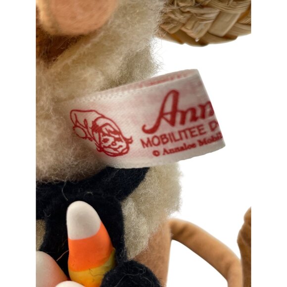 Annalee Halloween Sheriff Cowboy Mouse Plush With Straw Hat & Pumpkin - Picture 5 of 15